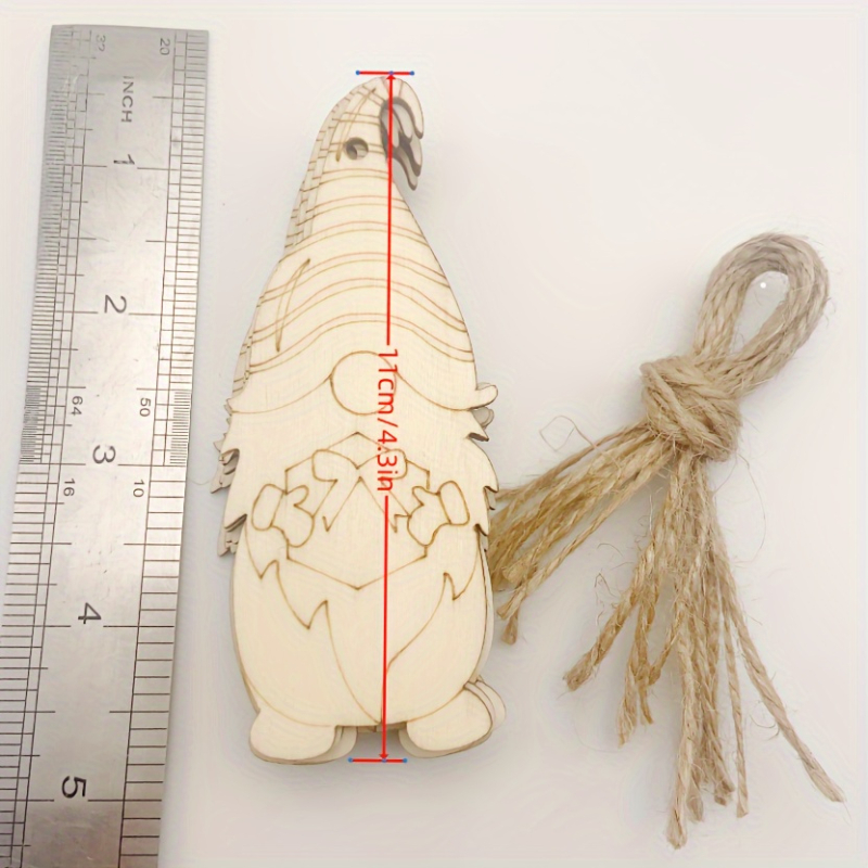 Adornos de madera en blanco pa - Art And Craft Xmas Tree reseña y precio