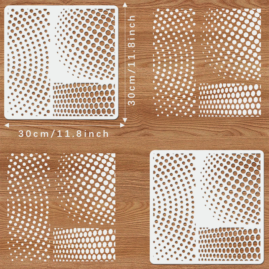 Plantilla de puntos de semiton - Art Craft Background reseña y precio