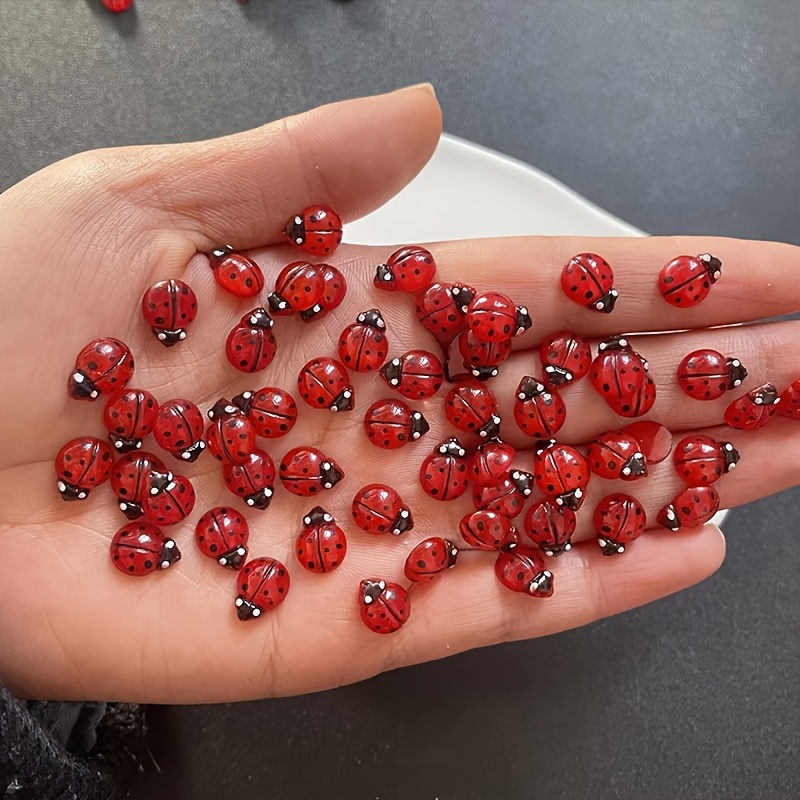 100 Piezas de Mariquitas de Re - Art Craft Ladybug reseña y precio