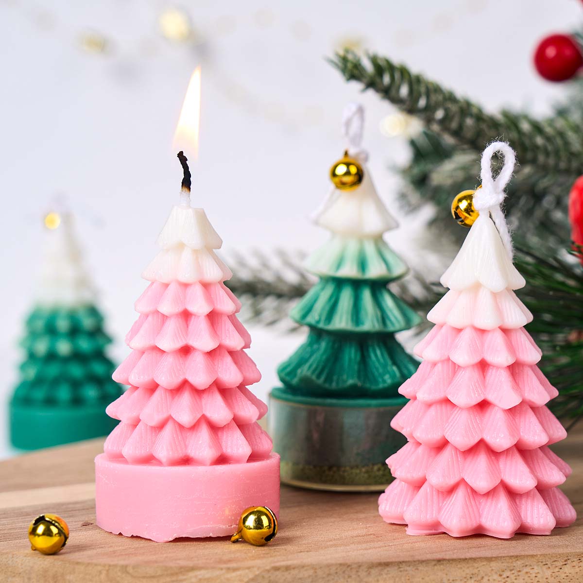 Molde de silicona 3D para árbo - Art And Craft Xmas Tree reseña y precio