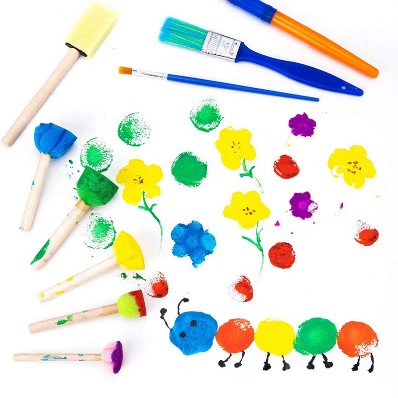 Paquete de esponjas y pinceles - Art Craft Workshop reseña y precio