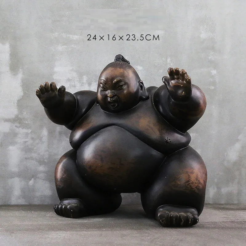 Figura de sumo japonés, escult - Art Craft Japan reseña y precio