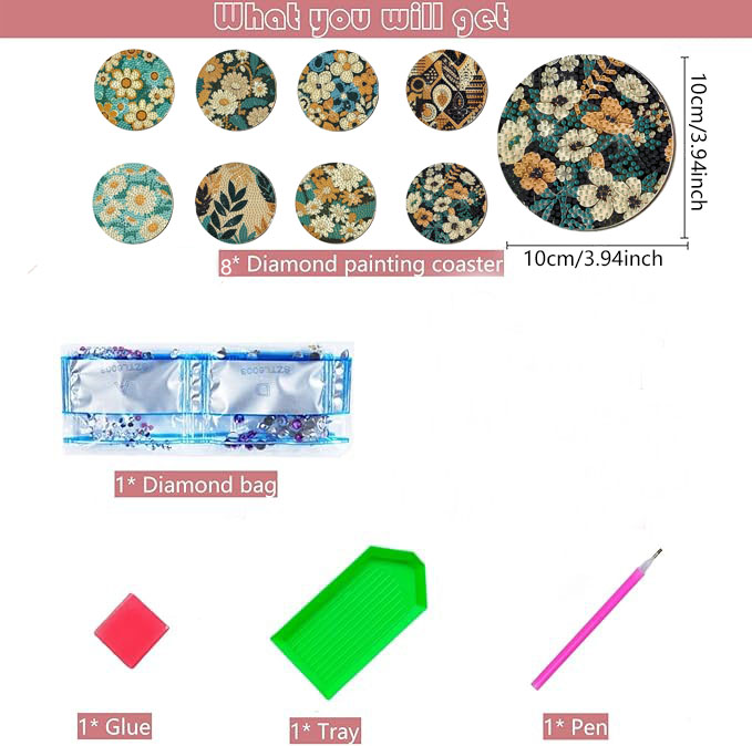 Set de Arte de Pintura de Diam - Art Craft Flower reseña y precio