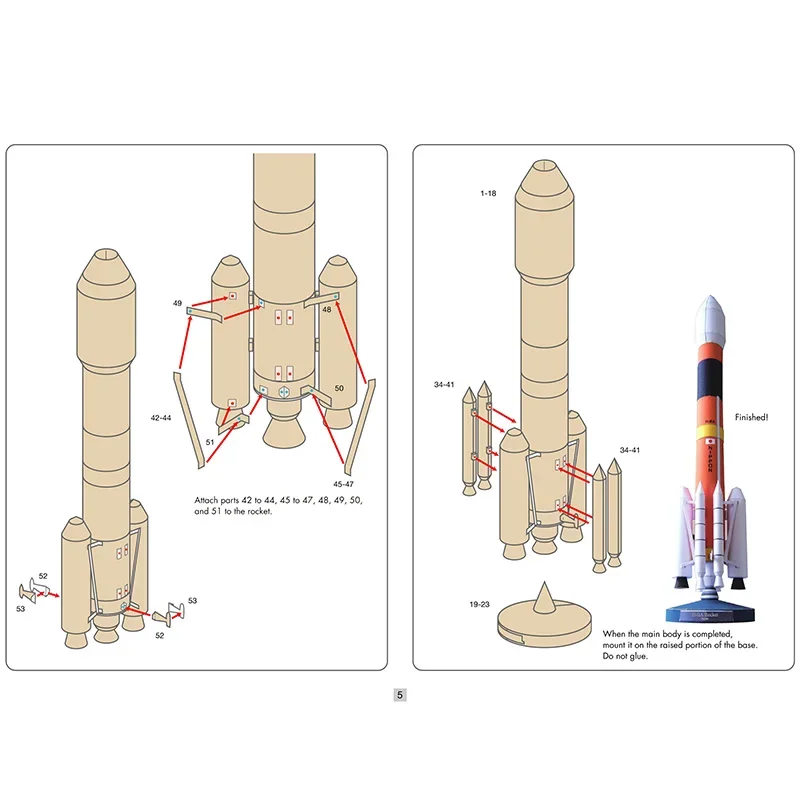 Japón H-2A cohete espacio Orig - Art And Craft Rocket reseña y precio