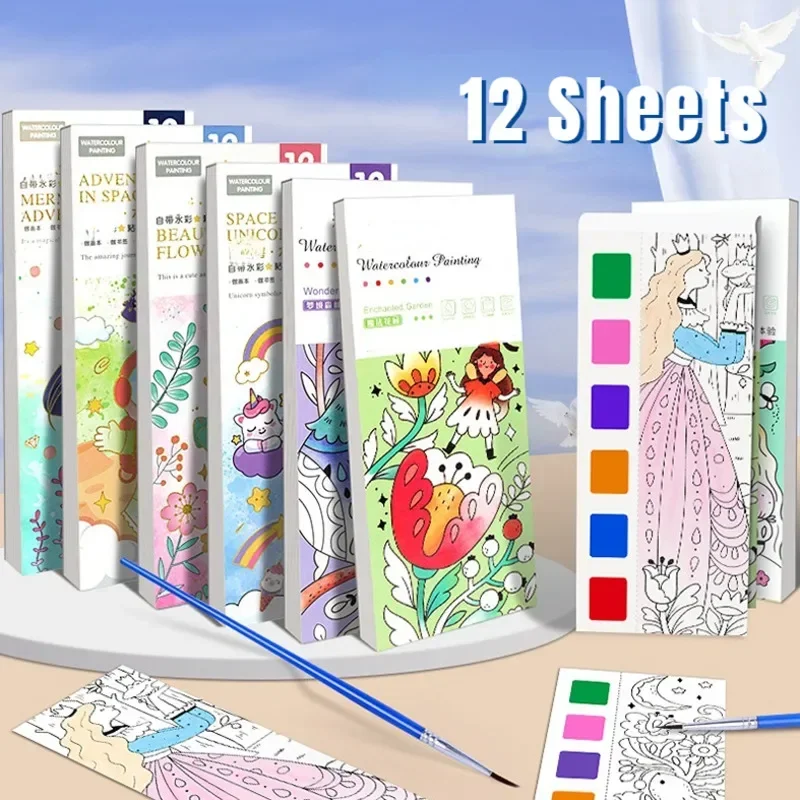 Libro de pintura de acuarela p - Gouache Paint Set reseña y precio